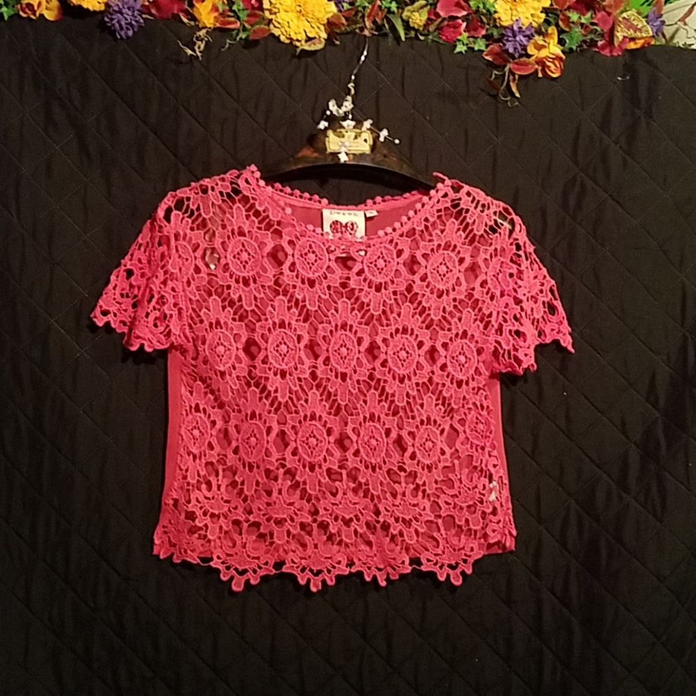 ☀️Derek heart lace floral top - Picture 2 of 4